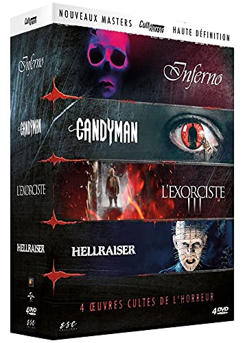 Cult'Horror 2 : Inferno + Candyman + L'Exorciste 3 + Hellraiser Le Pacte
