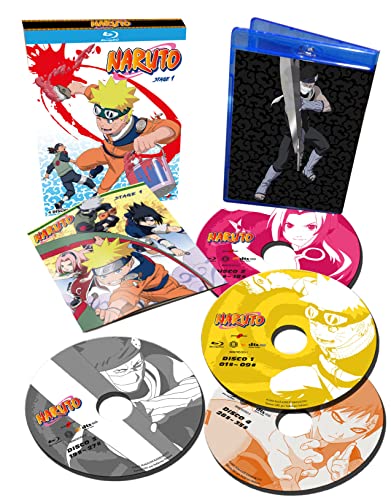Naruto - Parte 1 - (4 Bd) (Ed. Italiana Per La Prima Volta In Homevideo)