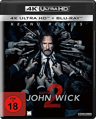John Wick: Kapitel 2 (4K Ultra-Hd Mit Hdr + Blu-Ray) (2 Disc-Version)