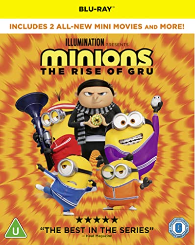 Minions: The Rise Of Gru [Blu-Ray] [2022] [Region Free]