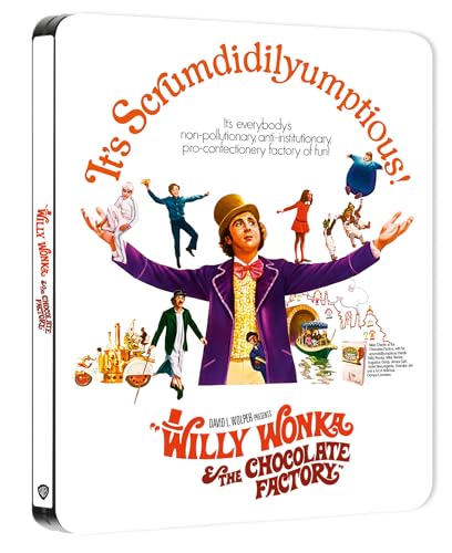 Willy Wonka E La Fabbrica Di Cioccolato Steelbook (4K Ultra Hd)