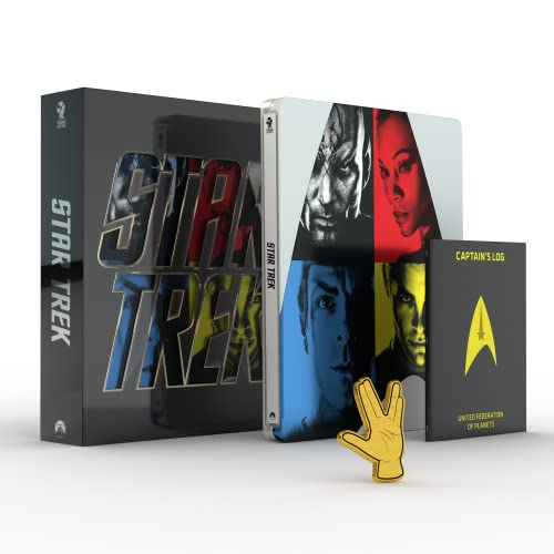 Star Trek (2009) Titans Of Cult 4K Uhd Steelbook [Blu-Ray] [Region A & B & C]