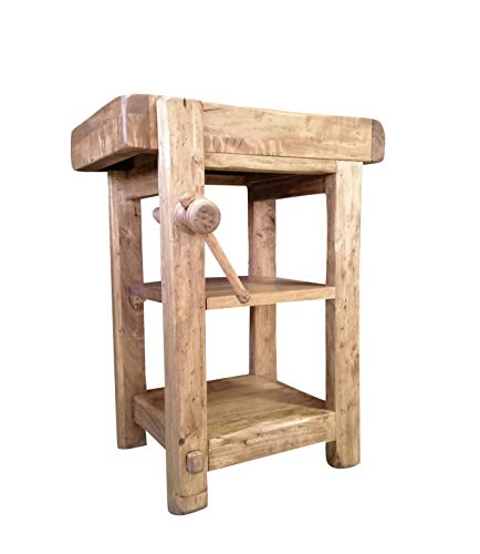 Biscottini Tavolo Alto Da Lavoro L64Xpr57Xh82 Made In Italy - Banco Da Lavoro - Tavolo Cucina - Tavolo Carrello Porta Attrezzi - Tavolo Da Lavoro