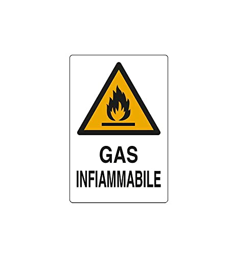Cartello All Gas Infiammabile