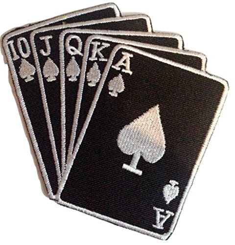 B2See 10 Cm Poker Toppa Adesiva Termoadesive Toppa Jeans Stoffa Patch Toppe Termoadesive