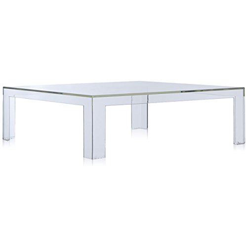 Kartell Invisible Tavolo, Pmma Trasparente O Colorato In Massa, Cristallo, H. 31.5