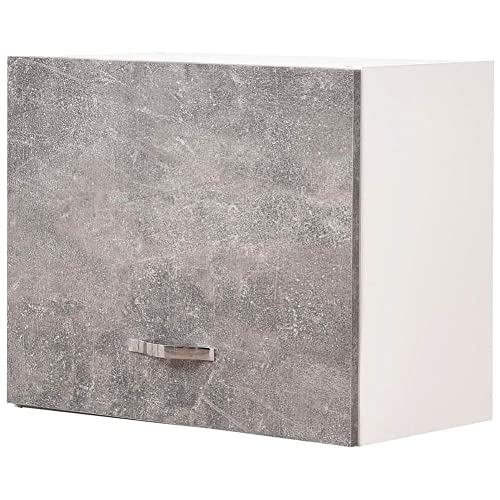Shally Dogan Pensile Da Cucina Sopracappa A Parete, Armadio Sospeso In Legno Con Apertura Verso L'Alto, Armadietto Multiuso Da Muro A Ribalta, Colore 