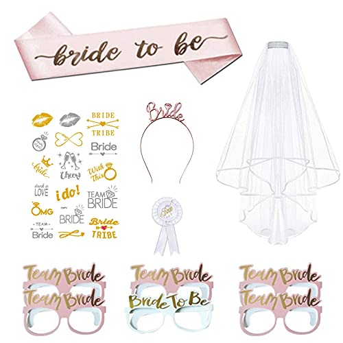 Widream Decorazione Addio Nubilato Accessori, Accessori Per Addobbi Natalizi, Velo Da Addio Al Celibato, Gadget Addio Nnubilato Per Sposa, Corona Nuzi