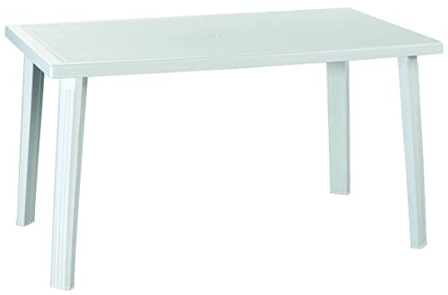 Tavolo Rettangolare Domingo 130 X 75 Cm In Resina