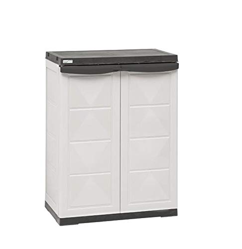 Cilvani Srl Armadio Box Basso In Resina Plastica Per Esterno 65X37X85