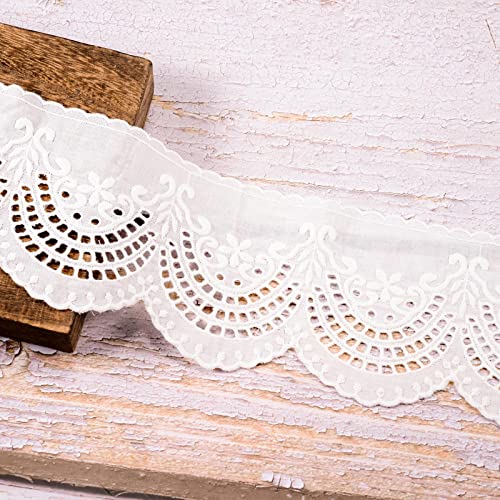 Vu100 - Nastro In Pizzo Per Cucito, Per Artigianato, Scrapbooking, Abbigliamento, Decorazioni Per Matrimoni Da Te(Lunghezza 2 Yards, Larghezza 10Cm, B