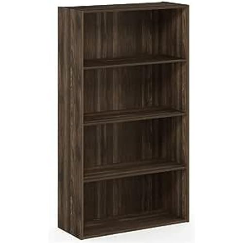 Furinno Pasir Libreria, Legno, Marrone (Columbia Walnut), Taglia Unica