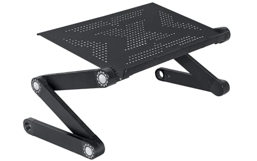 Wonderworker Newton Portatile Tavolo Per Laptop, Pieghevole Tavolino Per Pc Da Letto, Regolabile Supporto Per Laptop, Leggio Per Letto, Alluminio Legg