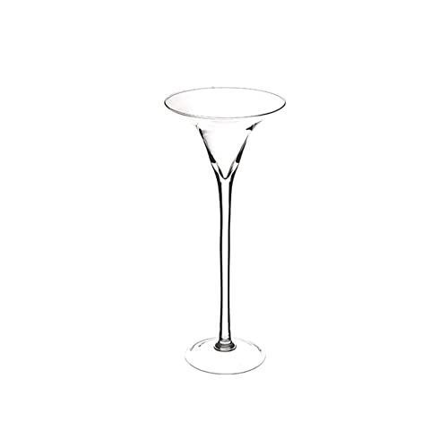 Bomboniere Coppa Martini In Vetro 40X16.5 Cm Per Allestimento Confettata Fiori