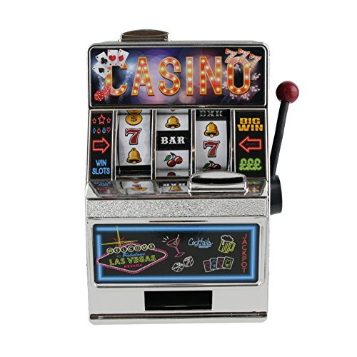Mister Gadget Cmmg2000 Hucha Máquina Tragaperras, Multicolore, 13,50 X 9,60 X 18,40 Cm