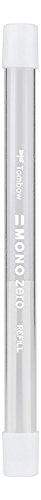 Tombow Er-Kur Gomma Di Ricambio Con Punta Rotonda Per Portagomma Mono Zero, Ideali Per Cancellature Di Precisione, Diametro 2,3 Mm, 10 Pezzi