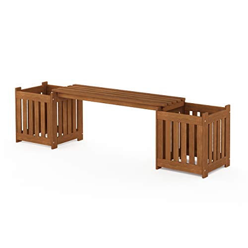 Furinno Tioman Fioriera, In Legno, 46.48 X 40.13 X 173.99 Cm, Naturale