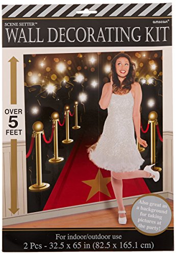 Hollywood G&G Scene Setter 1.65M X 82.5Cm (2 Pc) - Glitz & Glam