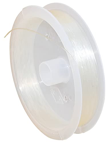 Aerzetix - C51727 - Filo Elastico In Silicone - Per Collana Braccialetto Gioielli - 10 Metri X 0.6Mm - Colore Trasparente - Progetti Creativi Cucito A