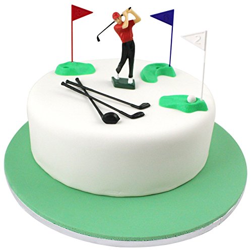 Pme Golf Decorazioni/Figure Di Plastica, Verde/Rosso/Blu/Bianco/Nero, 13 Pezzi