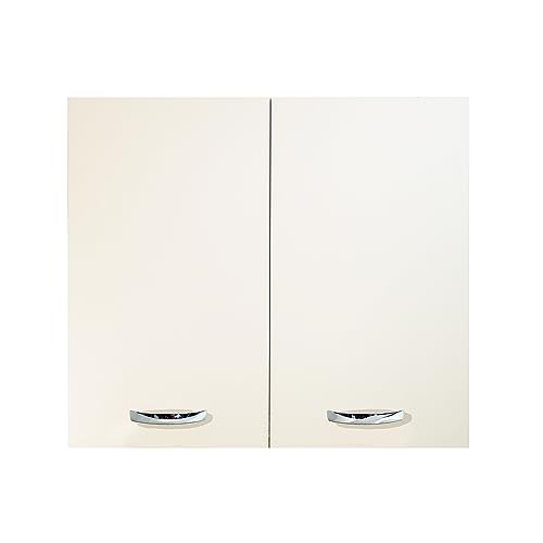 Mabel Srl Pensile Da 80 Cm 2 Ante + Ripiano Colore Bianco O Olmo, Compra Dal Produttore! (Bianco)