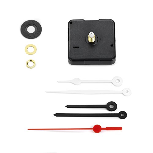 Clock-It Meccanismo Orologio Silenzioso Con Rotazione Continua, 2 Set Lancette Plastica, Canotto H 16Mm / Filettatura 10Mm. Azienda Specializzata.