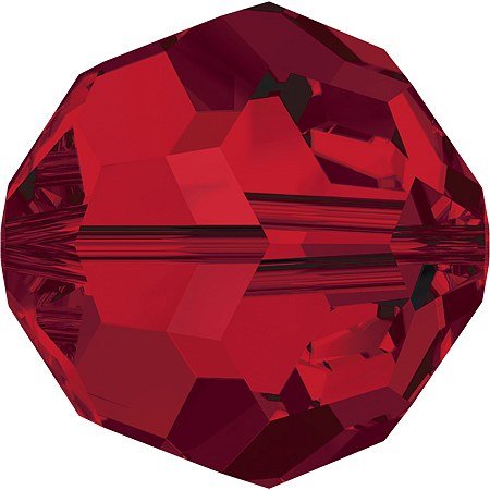 Swarovski 6 Cristalli Originali Round Tondo 4 Mm Light Siam 5000 Perline
