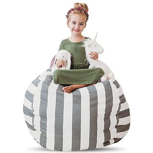 Creative Qt Sedia Con Sacco A Sacco Per Animali Di Peluche - Sedia Con Sacco A Sacco Per Bambini - Copertura Per Sacco A Sacco - Supporto Per Animali