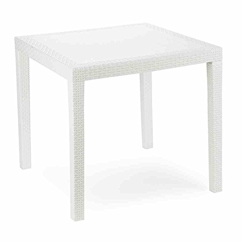 Ipae - Progarden - Tavolo King 80X80 Bianco Kin032Bi