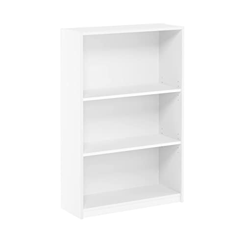 Furinno Librerie, Legno, Bianco, 3-Livello