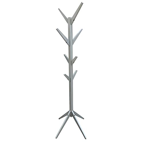 Home Deco Factory Albero Grigio 178 Cm Mobilier Mobile Appendiabiti, Legno Mdf