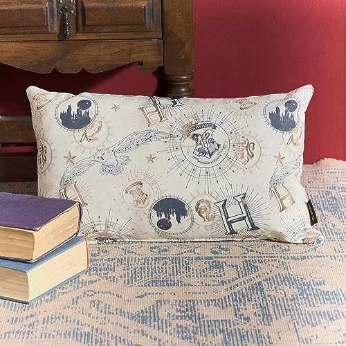 Belum | Federa Per Cuscino 100% Cotone Harry Potter Gold C 30 X 50 Cm, Federa Per Cuscino Morbido, Federa Per Cuscino Di Varie Dimensioni, Federa Per