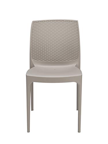 Grand Soleil Grandsoleil Boheme Greenpol Sedia Impilabile, Rattan, Jute, 56 X 46 X 84 Cm