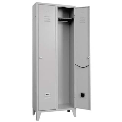 Prometal Armadio Spogliatoio Montato Vern Grigio Posti 2 H.Mm 1795 Mm 680X350