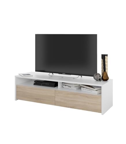 13Casa, Vanilla, Mobile, Bianco (Bianco/Beige), 36 X 130 X 42 Cm