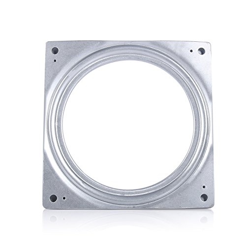 Giradischi Quadrato Da 6'' Lazy Su-San, Piatto Girevole In Metallo Con Cuscinetto Piatto Girevole Tavolo Da Pranzo Rotondo Piastra Girevole Liscia Per