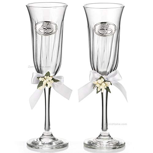 Valenti&Co Coppia Flutes Con Placca 25°
