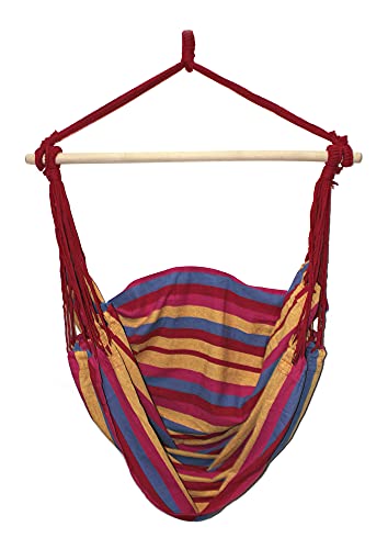 Verdelook Poltrona Amaca Da Giardino In Polycotton, 150X120 Cm, Colori Multipli