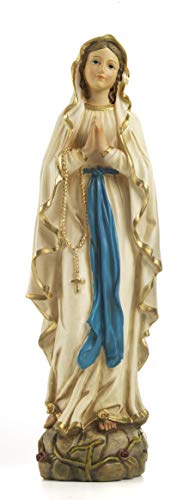Paben Statua Maria Madonna Lourdes In Resina Cm. 20