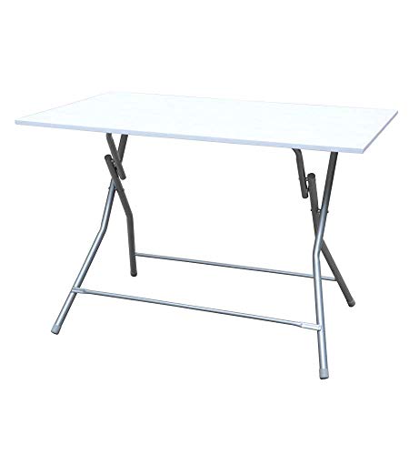 Tavolo Pieghevole 70 X 100 Cm Bianco