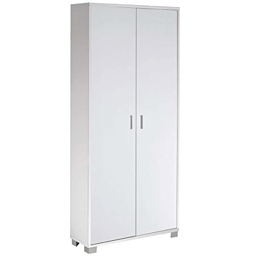 Sarmog Kit Armadio 2 Ante H190 L83 P29 Cm 747K (Bianco Fiammato)