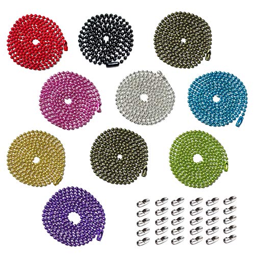 10 Radici/ 70Cm Collane A Catena In Acciaio Inossidabile Catena Di Collegamen Con 30 Connettori Corrispondenti Collana Per Accessori Di Gioielli Fai D