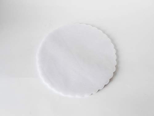 Formoso Set 50 Pcs Tulle Veli Fiore Tondi D 24 Bomboniera Bomboniere Colore Bianco Art C0107T
