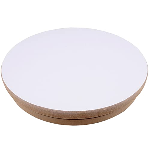 Ruota Del Vasaio Ceramica Ruota Rotondo 30Cm Di Diametro, Altezza 5 Cm Mdf Giradischi Per L'Arte Della Ceramica Fai Da Te Artigianato Argilla Figure C