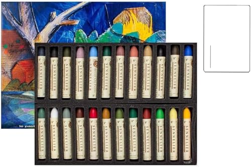 Sennelier Pastels Oil 24 Colours Landscape - Qualità Artistica Made In France E 1 Cartolina