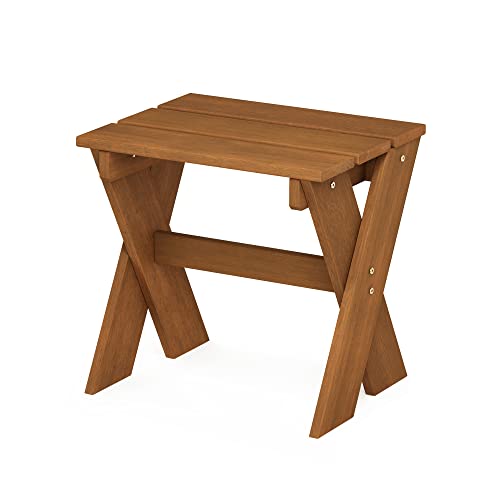 Furinno Tioman Supporto Per Fiori Da Tavolo Laterale, Legno Meranti, Naturale, 45.2 (W) X 43.9 (H) X 35.1 (D) Cm