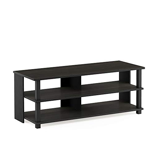 Furinno Sully Supporto Tv A 3 Livelli Per Tv Fino A 48 Pollici, Espresso / Nero 17077Ex / Bk