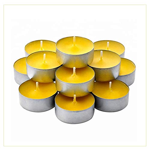 Palucart 50 Tea Light Antizanzare Candeline Citronella 50 Ceri Giardino Candele Da Interno O Esterno