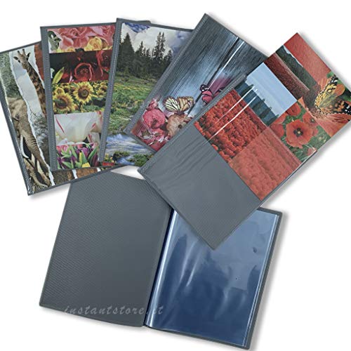 Instantstore 10 Foto Album A Tasche 13X19 13X18 Con Copertina Morbida Personalizzabile Fronte Retro 40 Foto Cadauno 10 Pezzi Totale 400 Foto