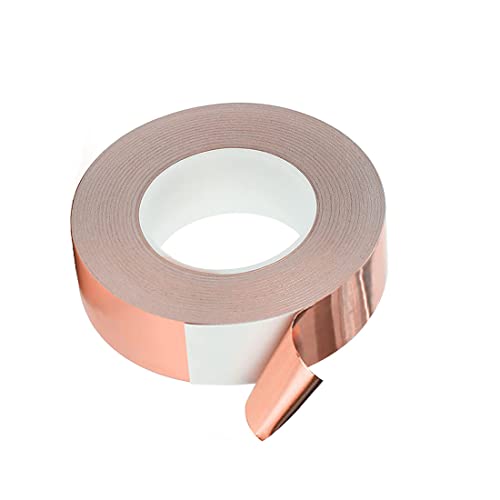 Nastro In Rame Autoadesivo 30 M X 30 Mm, Nastro Schermante Emi, Nastro In Lamina Di Rame Ultra Sottile, Nastro In Rame Con Striscia Adesiva In Rame, N